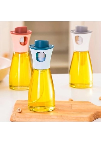 220 ml Çok Amaçlı Zeytinyağı Soya Sos Sirke Şişesi Sprey Cam Şişe