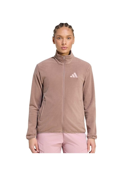 Adidas Performance W Mt Ess Fz Fl Kadın Eşofman Üstü Ky9854 Kahverengi