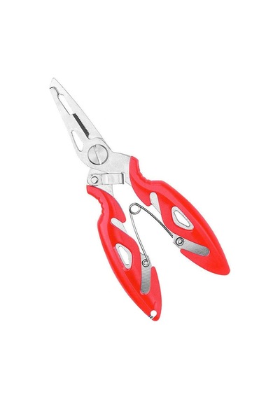 Bauer Balıkçı Pensesi - Kırmızı Kitlenebilir Model