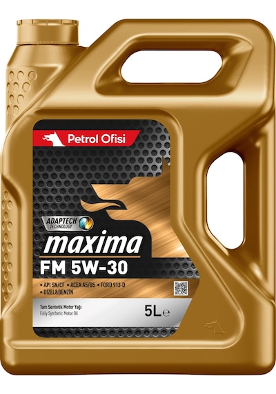Petrol Ofisi Maxima Fm 5W-30 Motor Yağı 5 L