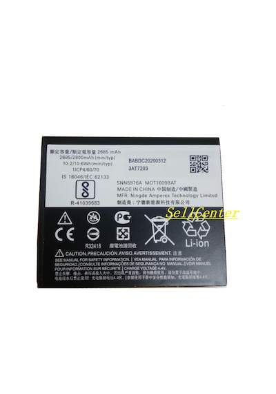 Lenovo Motorola Moto E4 Xt1762 Batarya Pil