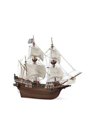 1/100 Buccaneer Yelkenli Tekne Ahşap Maketi, Occre 12002