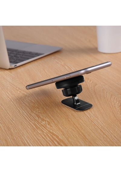 Aukey Hd-c13-bk Güçlü Yapışkan Ve Mıknatıslı Araç İçi Telefon Tutucu - Siyah