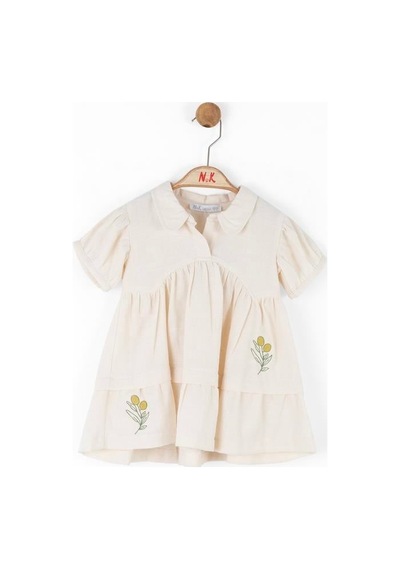 Nk Kids Kız Bebek Marshmallow Elbise Krem