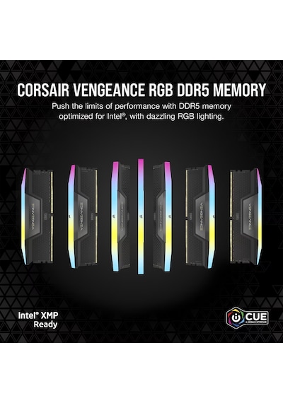 Corsair 48gb 2x24gb Vengeance Rgb 6000mhz Cl36 Ddr5 Xmp Dual Kit Ram