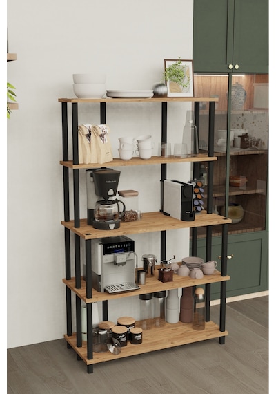 Barista Kahve Köşesi Dolabı Çok Raflı Kahve Dolabı Çok Amaçlı Mutfak Organizeri Kahve İstasyonu Meşe Barista Kahve Köşesi Dolabı Çok Raflı Kahve Dolabı Çok Amaçlı Mutfak Organizeri Kahve İstasyonu Meşe