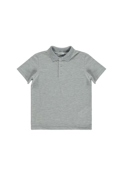 Civil Boys Basic Lakos 6-9 Yaş Tshirt - Gri Gri Melanj