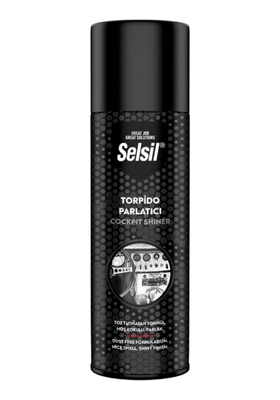 Selsil Tas-027 Oto Ve Araç Torpido Parlatıcı Sprey 200ml Torpido Aksesuar