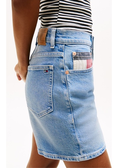Tommy Jeans Lacivert Kadın Denim Şort Mom Short Rwb Bj8131-15583