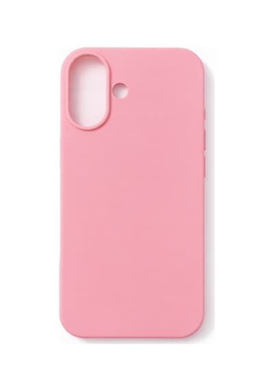 Apple Apple iPhone 17 Uyumlu Kılıf Renkli Lansman İçi Kadife Yumuşak Kamera Yükseltili Silikon Pembe