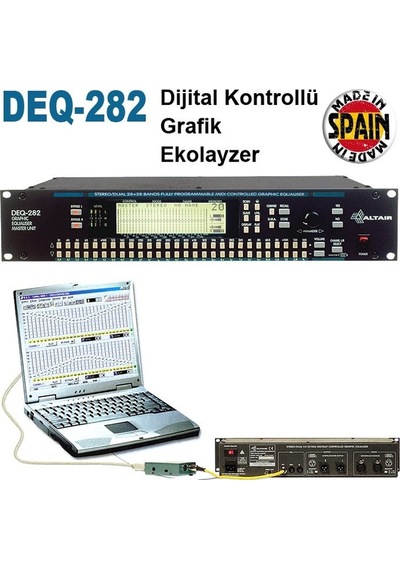 Altair Deq-282 Dijital Kontrollü Grafik Ekolayzer