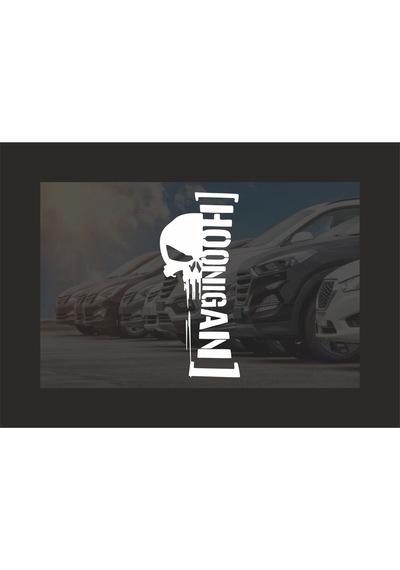 Hoonigan Araç, Araba, Oto, Motorsiklet, Kask, Laptop, Cam Sticker 17,5x7,5 Cm