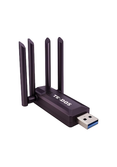 Usb 3.0 Çift Bant Wifi Adaptörü 1200 Mbps 4 Antenli Yüksek Çekim Gücü 2.4ghz 5ghz Driver Gerektirmez Masaüstü Ve Dizüstü Bilgisayar İçin Kablosuz Ağ Kartı Te-dos Td-b701 Usb 3.0 Çift Bant Wifi Adaptörü 1200 Mbps 4 Antenli Yüksek Çekim Gücü 2.4ghz 5ghz Driver Gerektirmez Masaüstü Ve Dizüstü Bilgisayar İçin Kablosuz Ağ Kartı Te-dos Td-b701