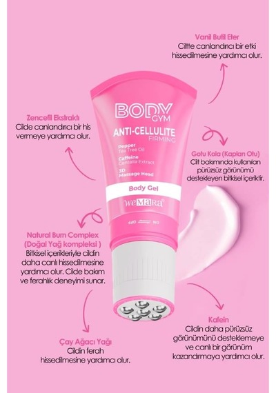 Wemara Antı-cellulıte&fırmıng Isıtıcı Etkılı Body Gym 120 Ml