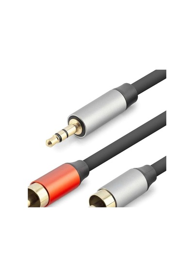 3.5 Mm To 2 Rca Ses Kablosu 1.5 M Siyah Hdx1073 Evimdeyokyok
