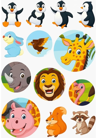 60 Çıkartmalı Sticker Kitabı Ormanlar - Çocuklar İçin Eğitici Ve Eğlenceli Hayvan Kitabı
