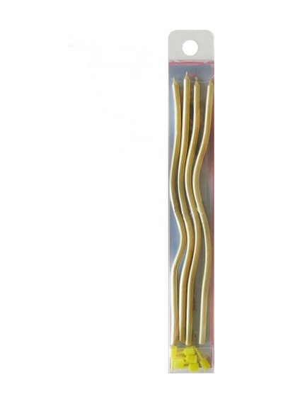 Burgu Mum Gold Renk 20 Cm 4 Adet 6