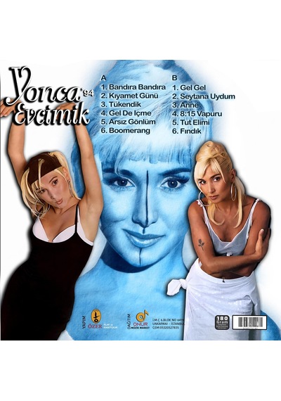 Yonca Evcimik - Bandıra Bandıra '94 Plak