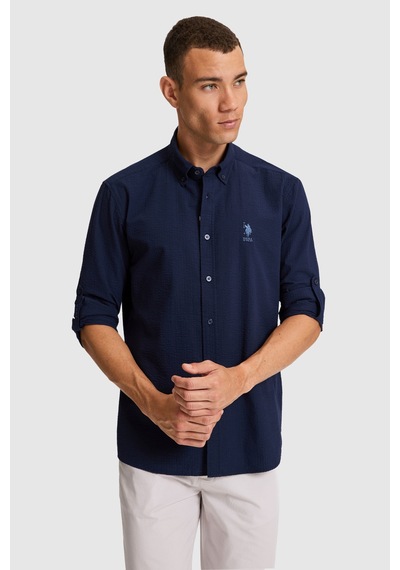 U.S. Polo Assn. U.s. Polo Assn. Erkek Açık Lacivert Gömlek Basic 50324638-vr059 U.S. Polo Assn. U.s. Polo Assn. Erkek Açık Lacivert Gömlek Basic 50324638-vr059