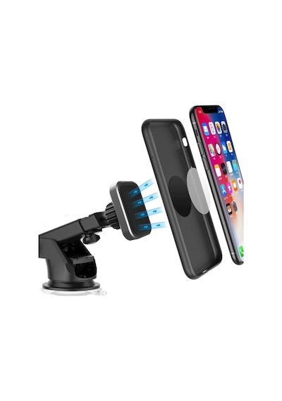 005 Siyah Çok Amaçlı Magnetic Car Holder Araç Içi Telefon Tutucu -
