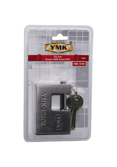 Ymk-1270r 70mm Gri Kayar Milli Asma Kilit