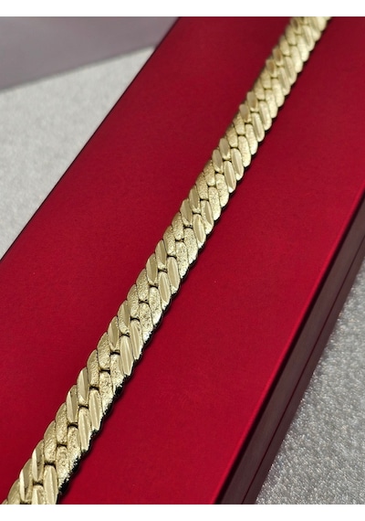 Xuping Burma Model İşlemeli Gold Renk Çelik Bileklik Altın