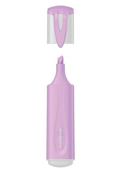Maped Ofis Ve Kırtasiye 742558 Fosforlu Kalemler 6'lı, 1-5 Mm, Pastel Renk 124-Pembe