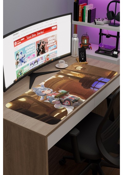 Sigewinne Genshin Impact Anime Gacha V1 - 90x40 Xxl Gaming Mouse Pad Fare Altlığı