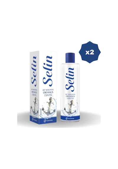Selin Kolonya Okyanus Esintisi 400 Ml Pet - 2 Adet