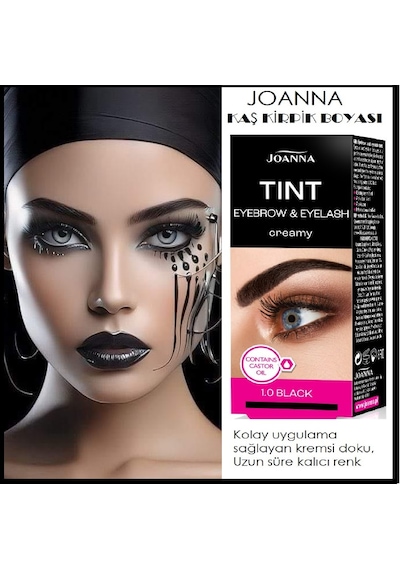 Joanna Kaş ve Kirpik Boyası 1.0 Black 3'lü