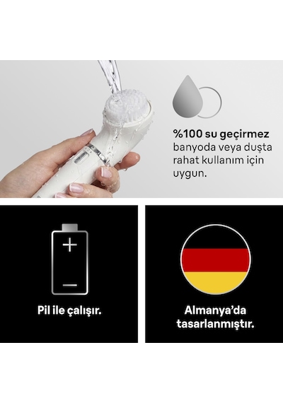 Braun Facespa Yüz Epilatörü, Yüz Temizleme Başlığı, 810