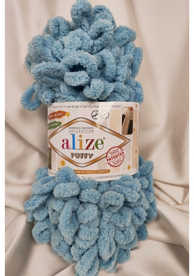 Puffy Azur El Örgü İpi 100gr. 9mt. 5'li Paket - Renk: 414
