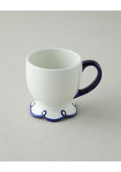 English Home Lovely Loop Dolomite Kupa 320 Ml Lacivert