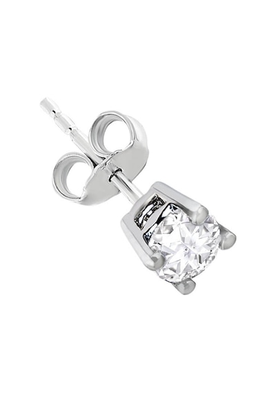 Sirius Beyaz Topaz Tektaş Erkek Küpesi 0823E0042