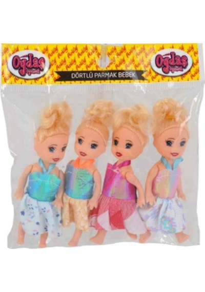 Poşette 4 Lü Parmak Bebek