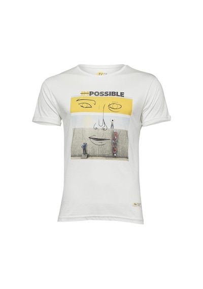 Biggdesign Faces Possible Erkek T-shirt 001