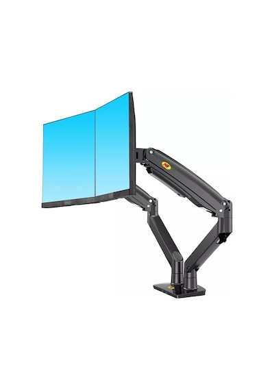 North Bayou NB F195A 22-32" Çift Kol Amortisörlü Monitör Tutucu Stand