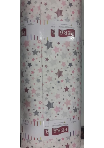 Akfil Poplin Nevresimlik Kumaş Çok Amaçlı En 240 Yıldız Desenli (461454059)