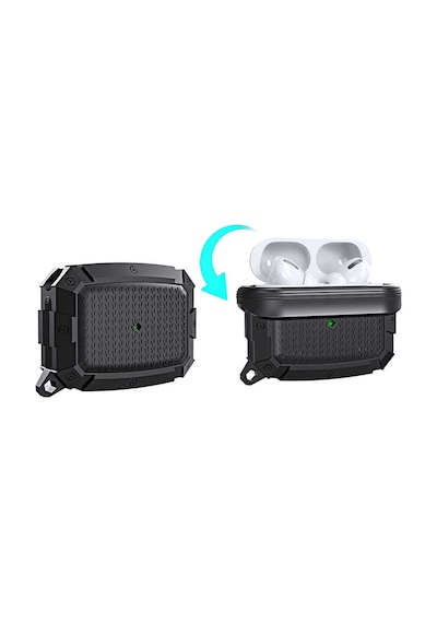 Apple Uyumlu AirPods Pro Kılıf Zore Airbag 10 Silikon Renksiz