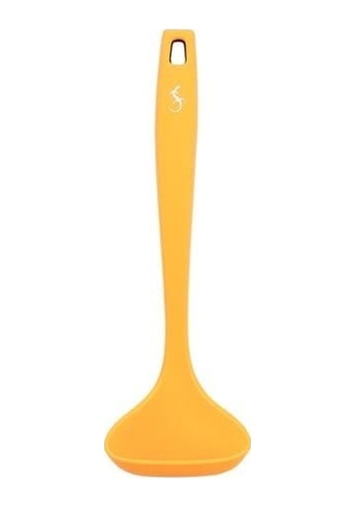 Lurch - Platin Silikon Sos Kepçesi 28 Cm Sarı - Yanmaz, Yapışmaz, Bükülmez, Çizmez, Tat Ve Koku Bırakmaz - 240055