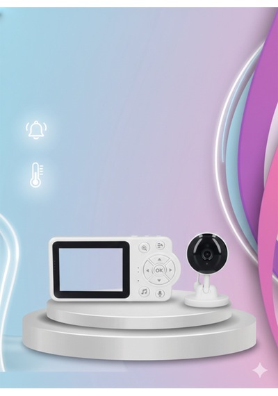 Wearfitpro 720p Hd Akıllı Bebek Kamerası & Video Monitörü Gece Görüşlü, Ninni Özellikli, Çift Yönlü Ses