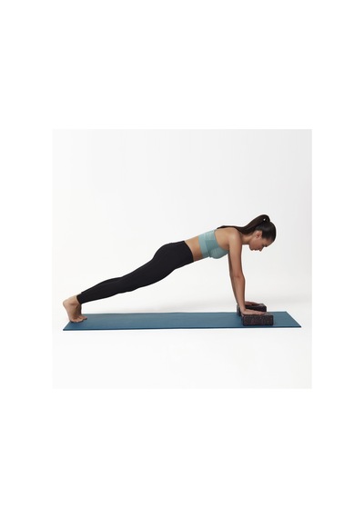 Actifoam Yoga Blok Yoga Köpüğü Yoga Bloğu Orta Sert-Siyah Mavi