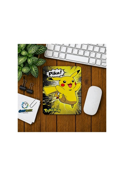 Pikachu Baskılı Oyuncu Mousepad 0234