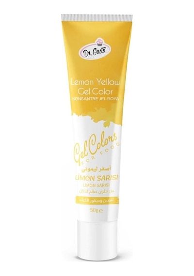 Jel Boya Tüp 50gr Limon Sarısı