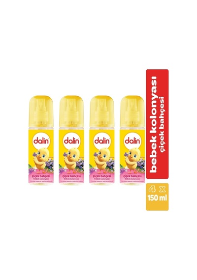 Dalin Bebek Kolonyası Çiçek Bahçesi Sprey 150 ML X4 Adet