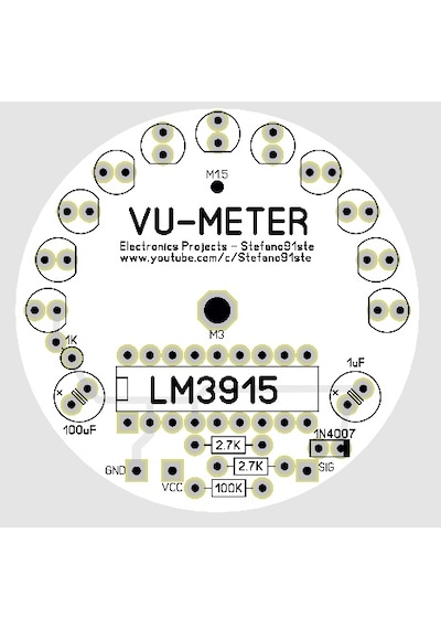 30Db Stereo Vu Metre Devresi Lm3915