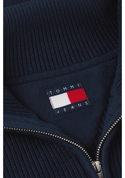 Tommy Jeans % 100 Pamuk Yarım Fermuarlı Balıkçı Yaka Kazak Kadın Kazak Dw0dw22928 C1g Lacivert Tommy Jeans % 100 Pamuk Yarım Fermuarlı Balıkçı Yaka Kazak Kadın Kazak Dw0dw22928 C1g Lacivert