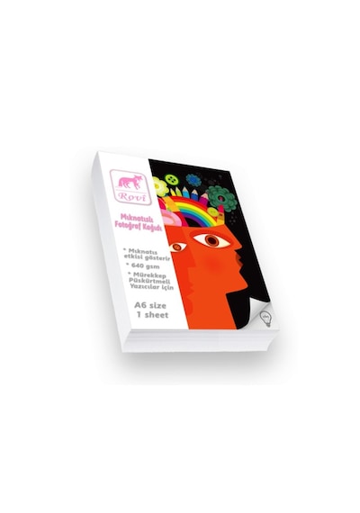 Rovi Mıknatıslı  Fotoğraf Kağıdı 640Gsm 1Yp A6