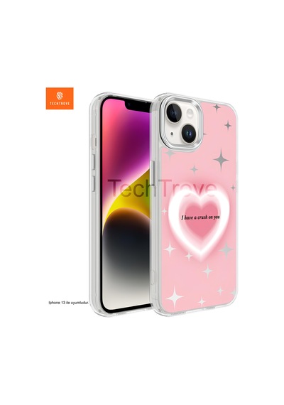 Apple iPhone 13 / 14 Uyumlu Kılıf Airbagli Parlak Tasarımlı Techtrove Kapak