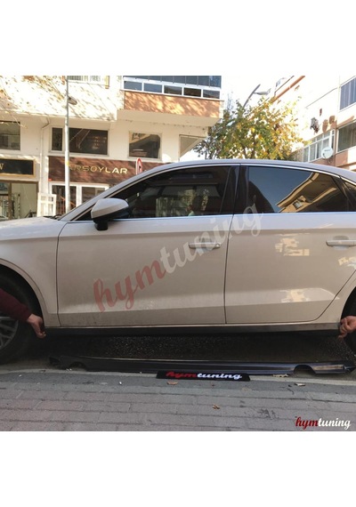 Audi A3 S3 Marşpiyel Takımı - Boyasız - Abs Plastik 8v Uyumlu 2013+